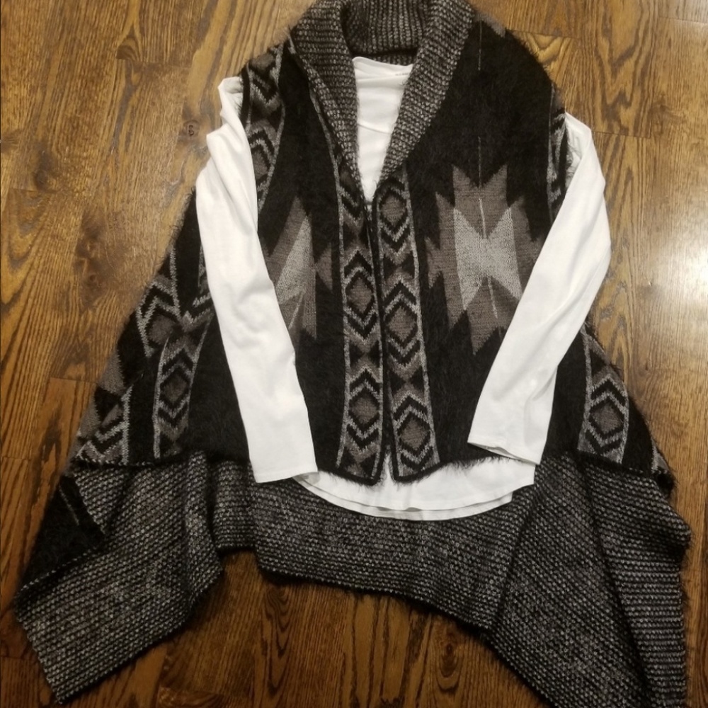 Super soft open-front sweater vest